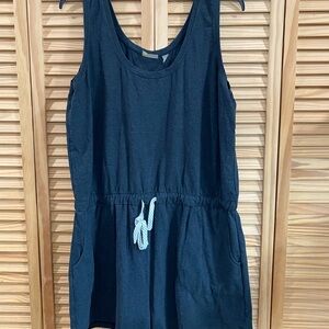 Zella Charcoal Gray Sleeveless Romper
